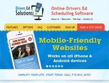Tablet Screenshot of driversedsolutions.com